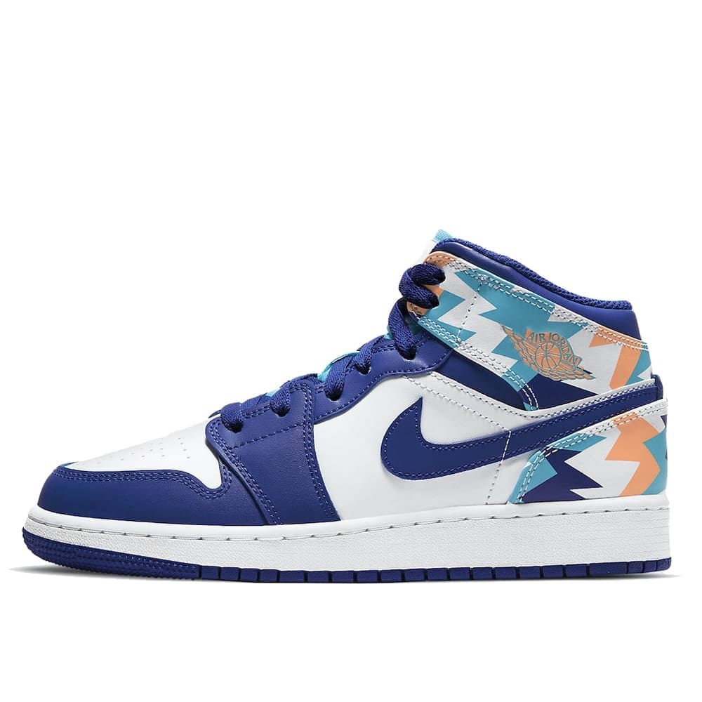 Jordan 1 Retro Mid Chlorine Blue
