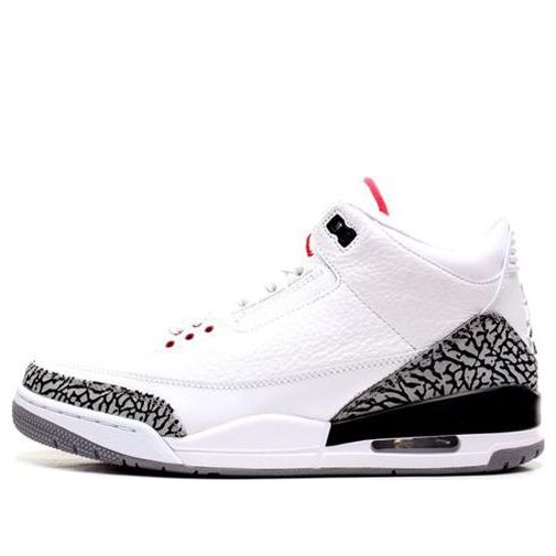 Jordan 3 Retro GS ‘White Cement’ 2011 White/Fire Red-Cement Grey-Blk