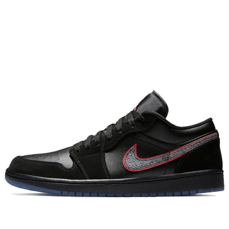 Jordan 1 Low ‘Red Orbit’ Black/Black/Red Orbit