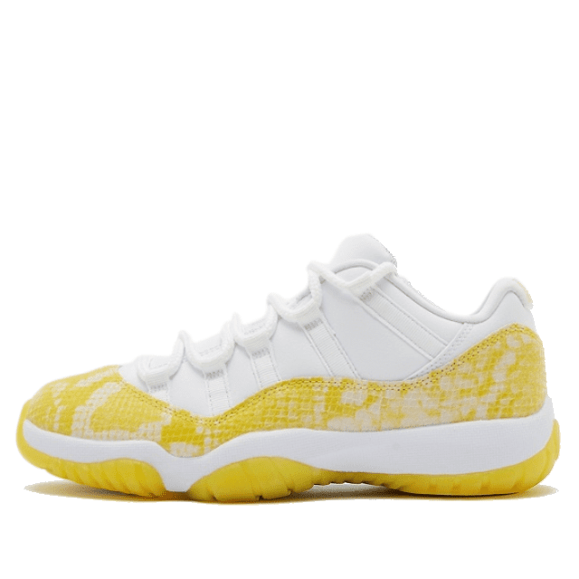 Jordan 11 Low Yellow Snakeskin