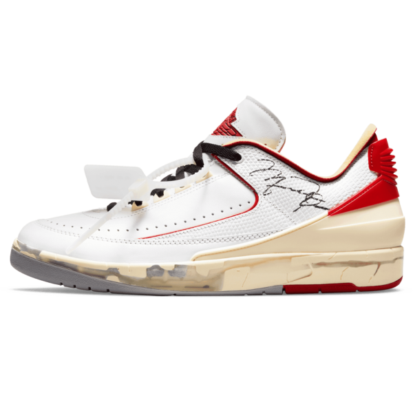 Off White Air Jordan 2 Retro Low SP ‘White Varsity Red’