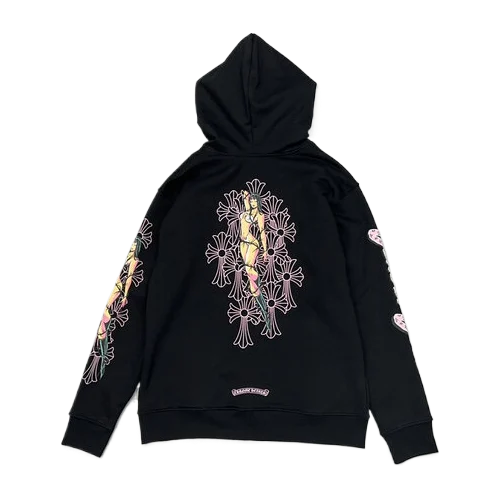Chrome Hearts Deadly Doll Cemetery Crosses Hoodie