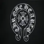 2 Different Chrome Hearts Embroidery Logo Black Sweatshirt