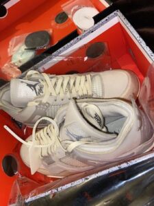 Jordan 4 Retro Off-White Sail photo review