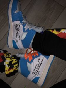 Off-White x Jordan1 NRG UNC The Ten photo review