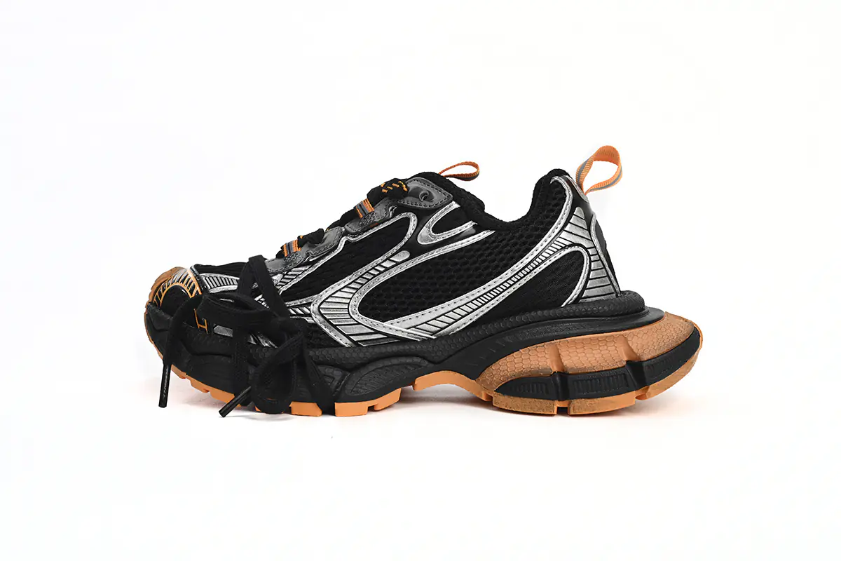 3XL  All Black Orange