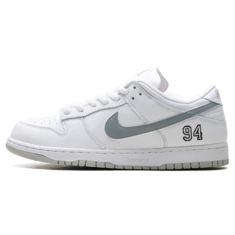 SB Dunk Low "Supreme - White"
