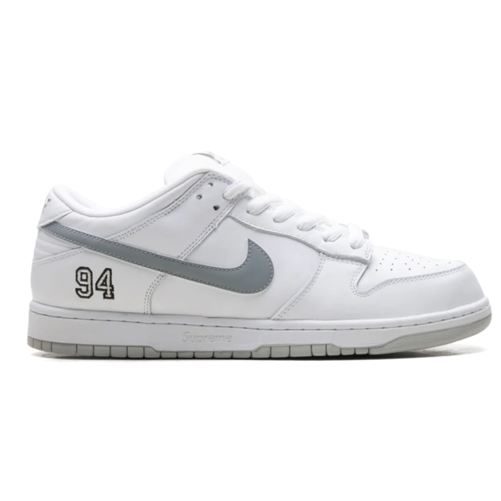 SB Dunk Low "Supreme - White"