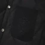 Chrome Hearts Black Mustard Puffer Jacket