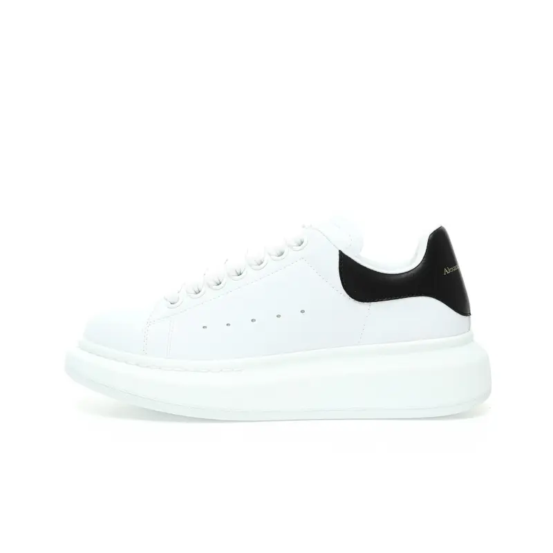 Oversize Sneaker Bianco Nero Pelle