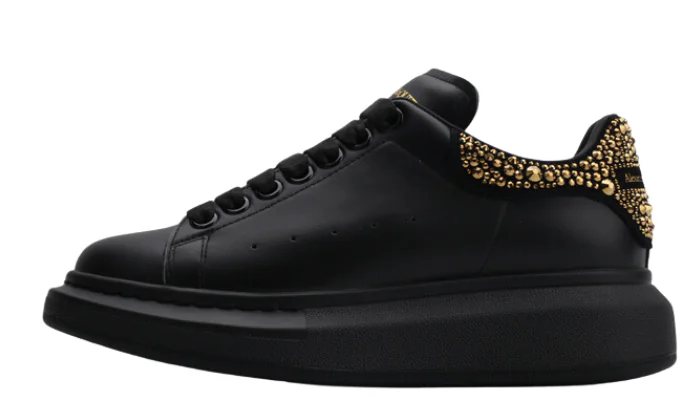 Oversize Black Glitter Gold