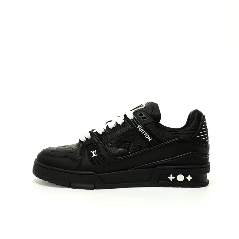 Trainer Embossed Monogram- Black