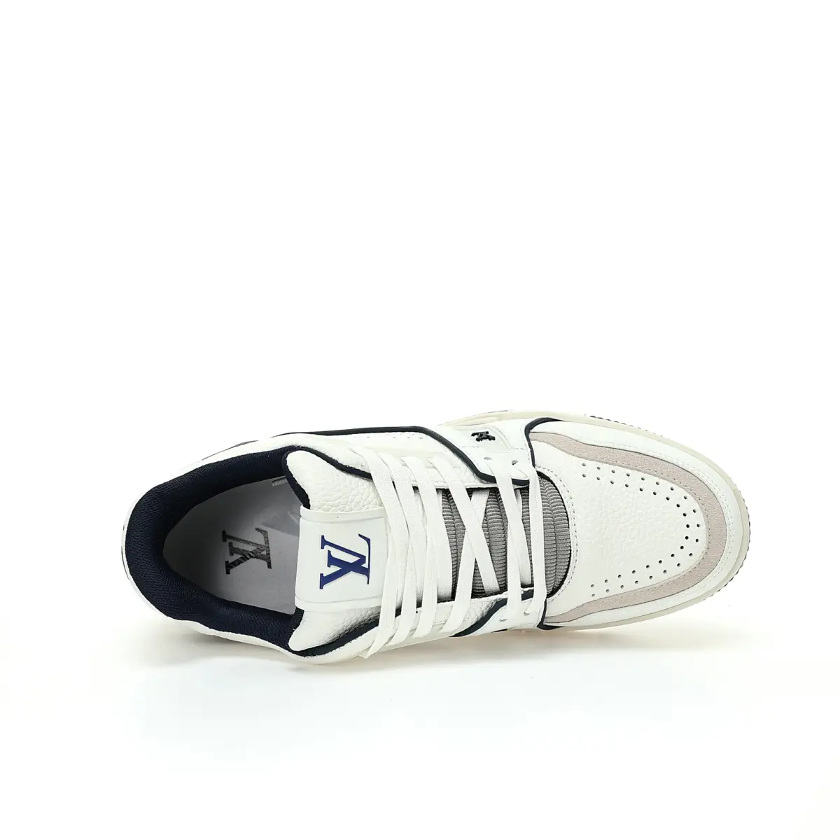 Trainer Low Bianco Blu