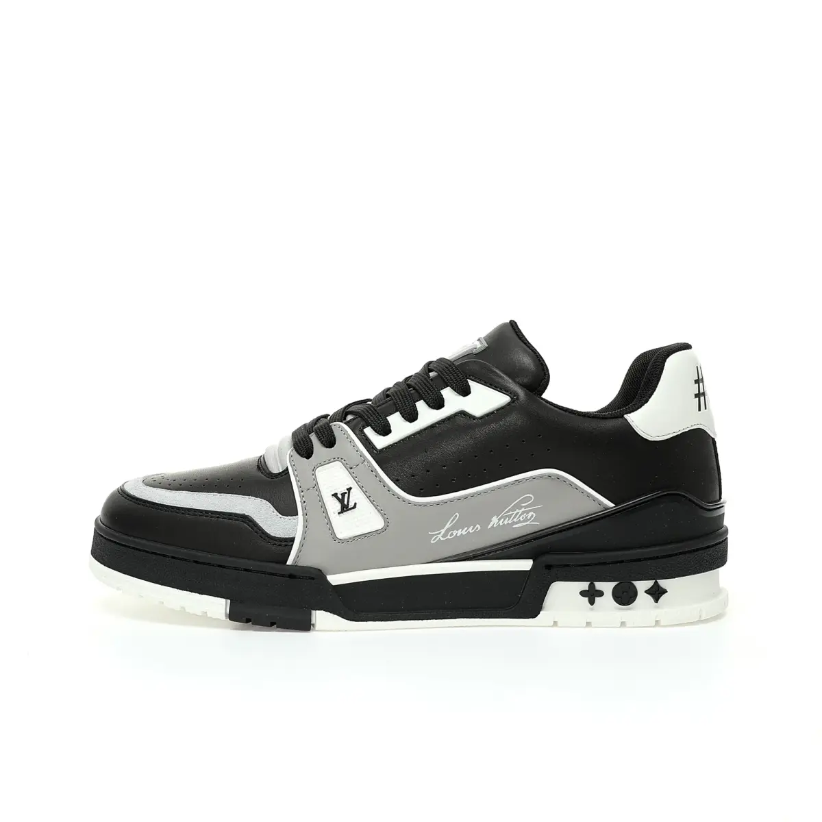 Trainer Nero Grigio Bianco