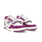 Trainer Monogram Cinturino Bianco Viola