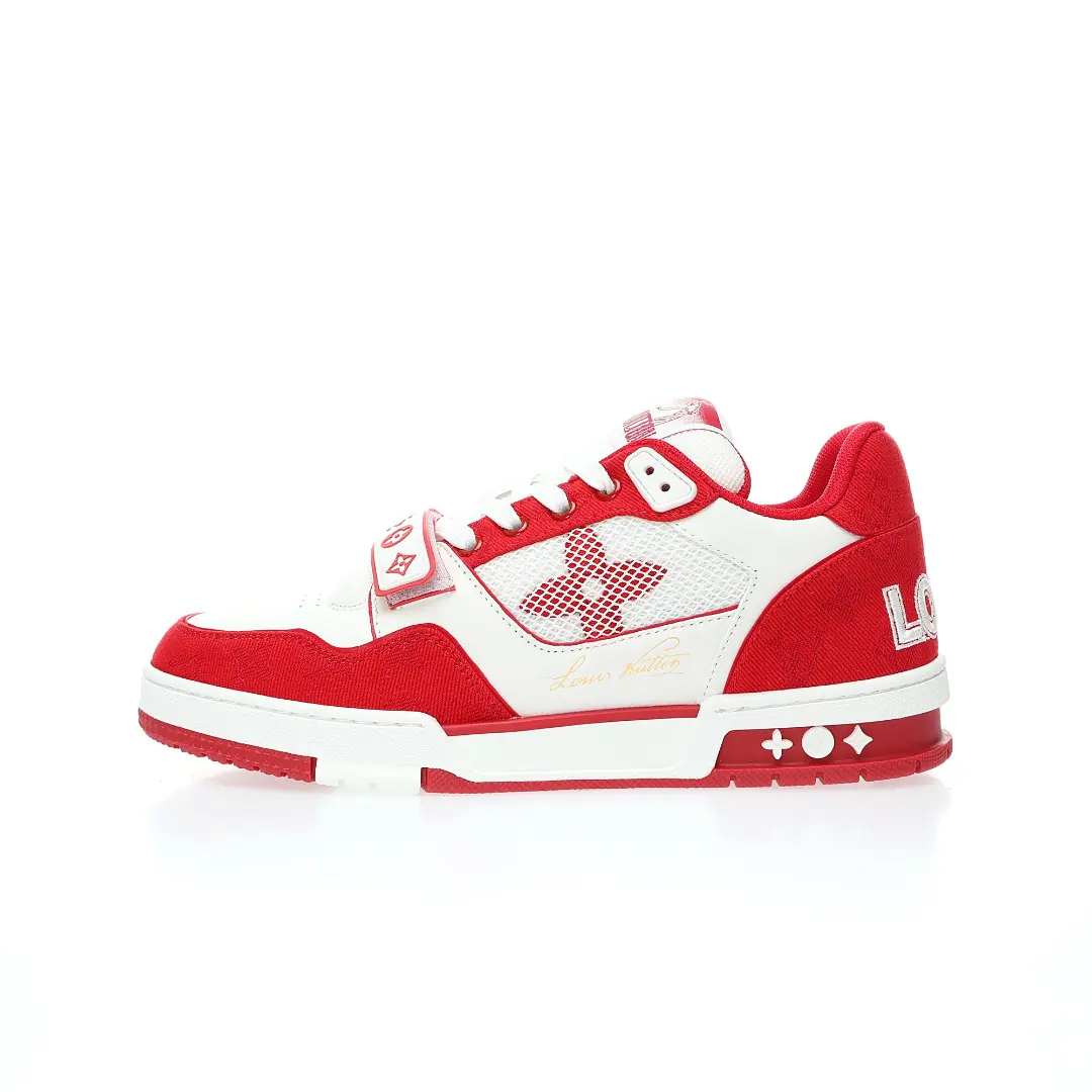 Trainer Monograma Cinturino Rojo Trainer Monogram Cinturino Red